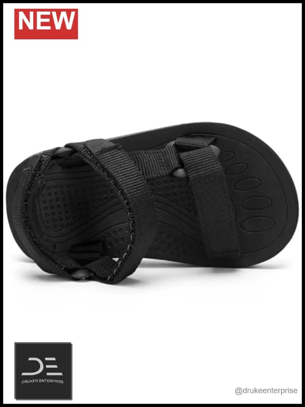 Toddler Water Sandals with Arch Support, Triple Adjustable Strap, Quick-Dry